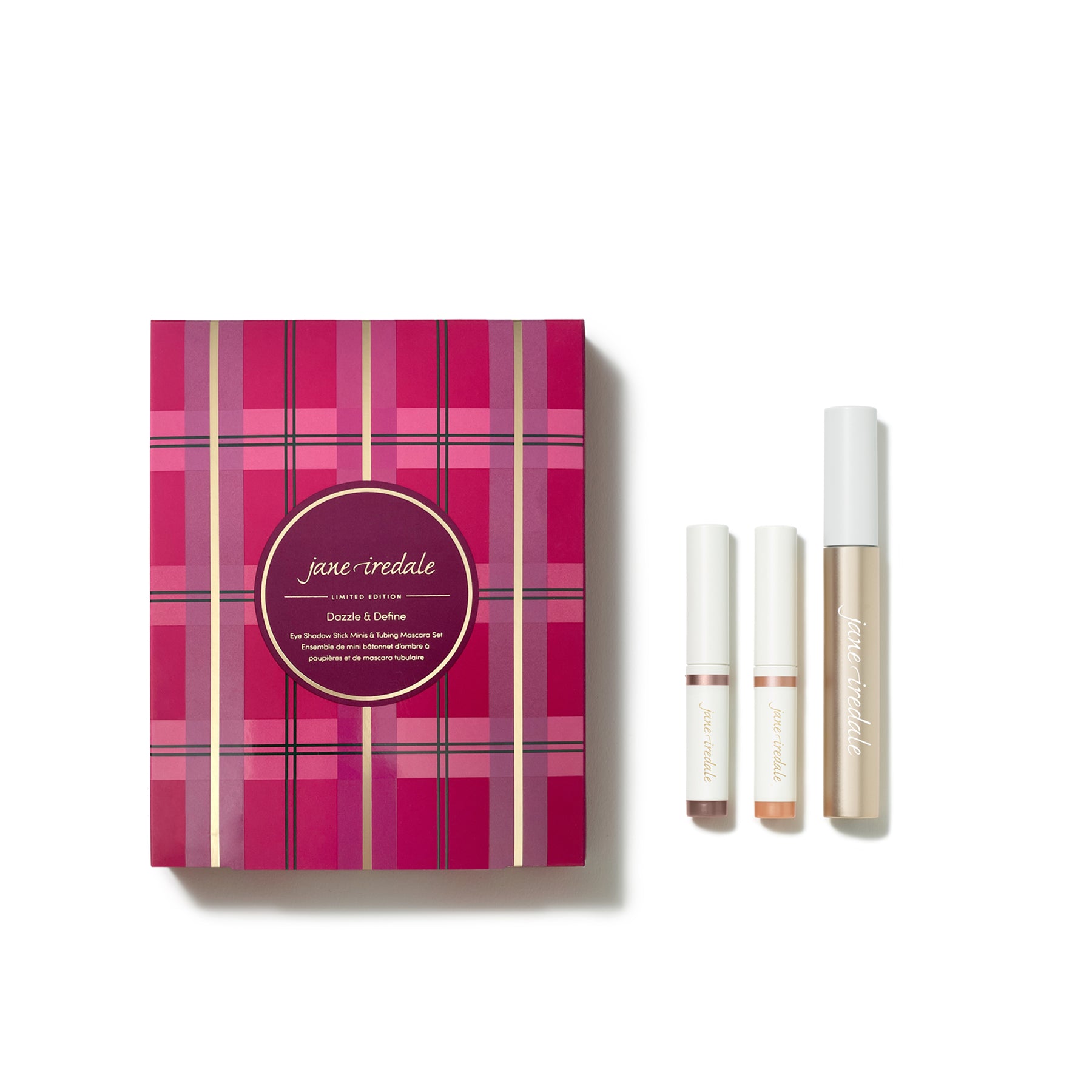 Jane Iredale Dazzle & Define Eye Shadow Stick & Tubing Mascara Set