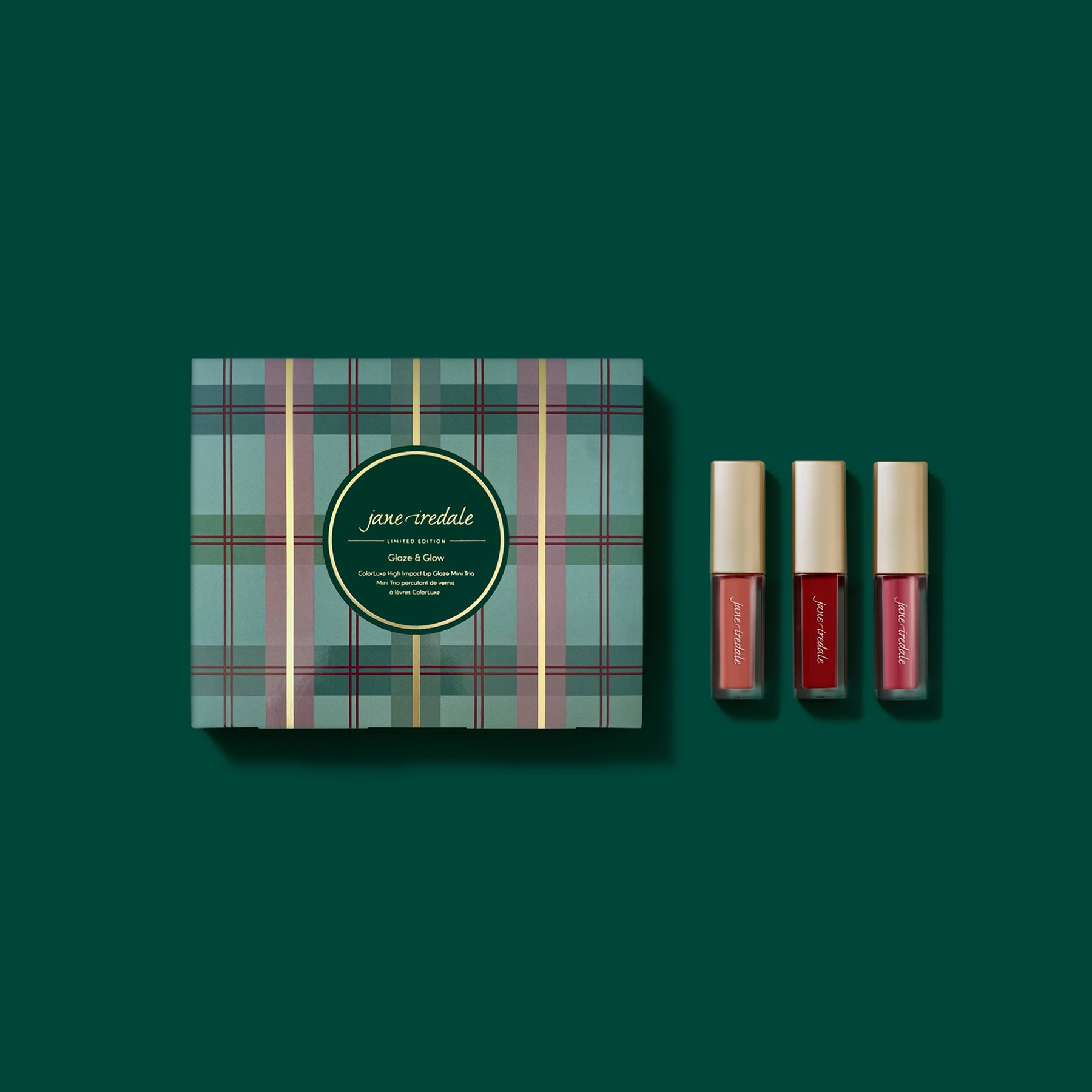 Jane Iredale Glaze & Glow Lip Glaze Mini Trio