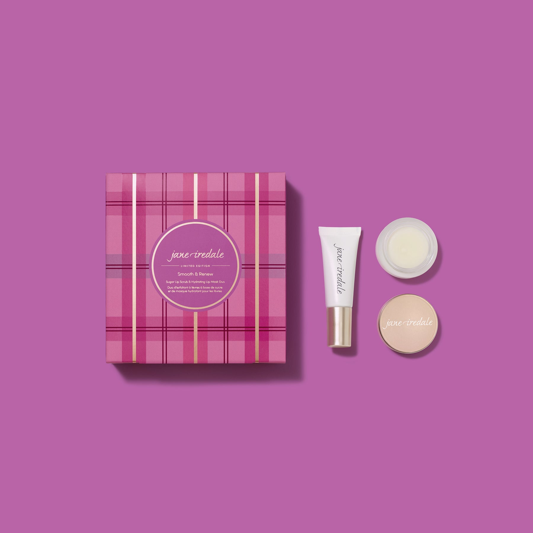Jane Iredale Smooth & Renew Lip Scrub and Hydrating Mask Duo