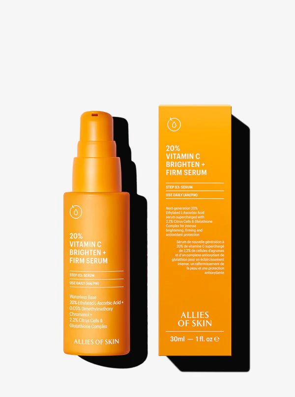 Allies of Skin 20% Vitamin C Brighten + Firm Serum - Harben House - Allies of Skin
