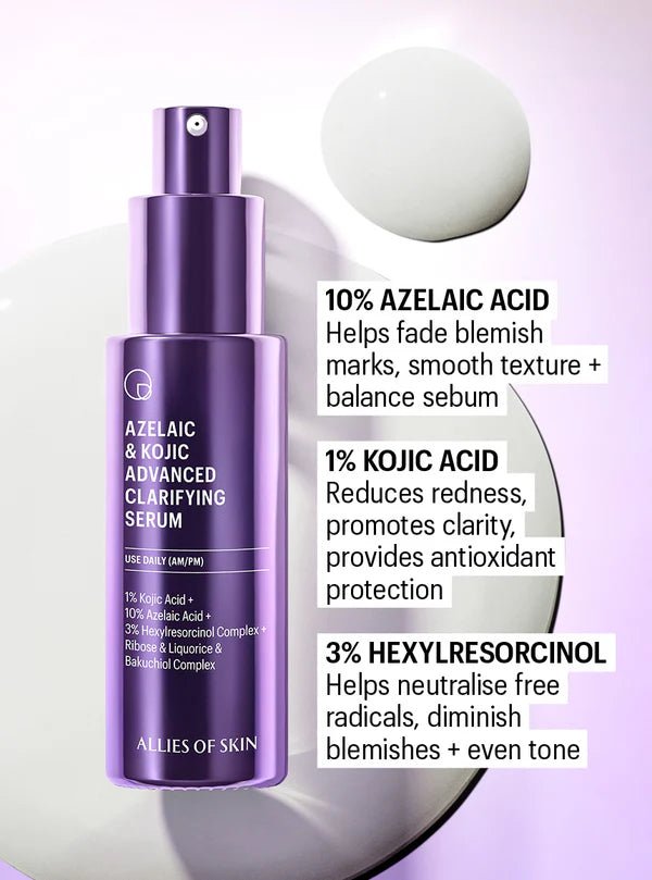 Allies of Skin Azelaic & Kojic Advanced Clarifying Serum - Harben House - Allies of Skin