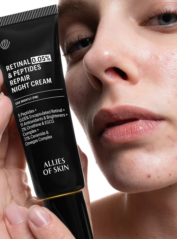 Allies of Skin Retinal 0.05% & Peptides Repair Night Cream - Harben House - Allies of Skin