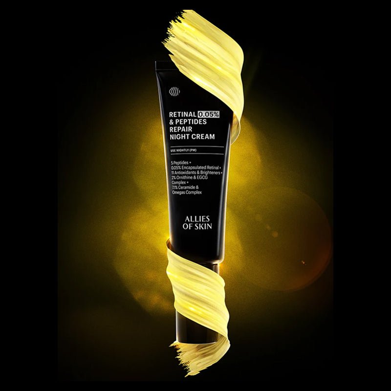 Allies of Skin Retinal 0.05% & Peptides Repair Night Cream - Harben House - Allies of Skin