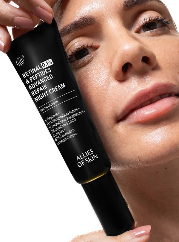 Allies of Skin Retinal 0.1% & Peptides Advanced Repair Night Cream - Harben House - Allies of Skin