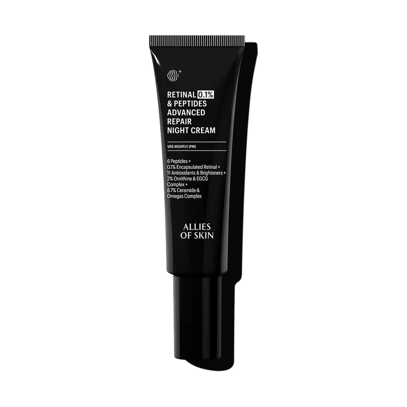 Allies of Skin Retinal 0.1% & Peptides Advanced Repair Night Cream - Harben House - Allies of Skin