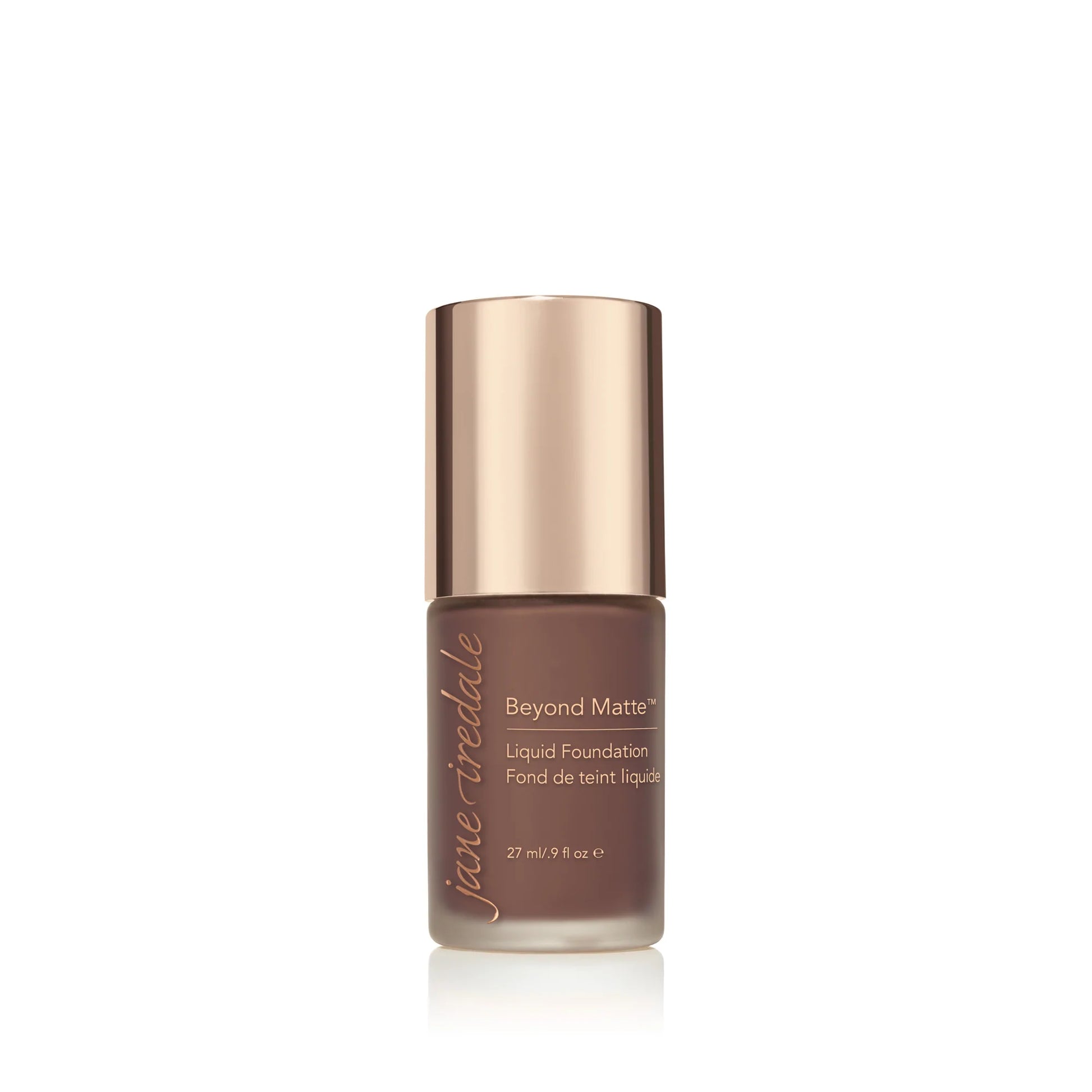 jane iredale Beyond Matte Liquid Foundation - M18 - Deeper Rich Chocolate Brown with Neutral Undertones