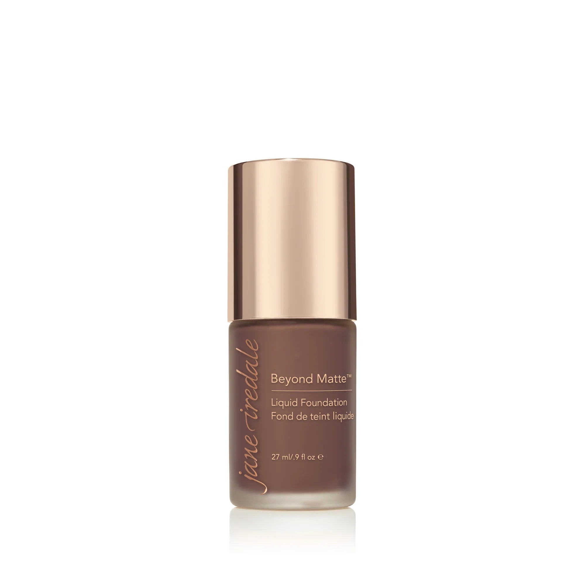 jane iredale Beyond Matte Liquid Foundation - M18 - Deeper Rich Chocolate Brown with Neutral Undertones