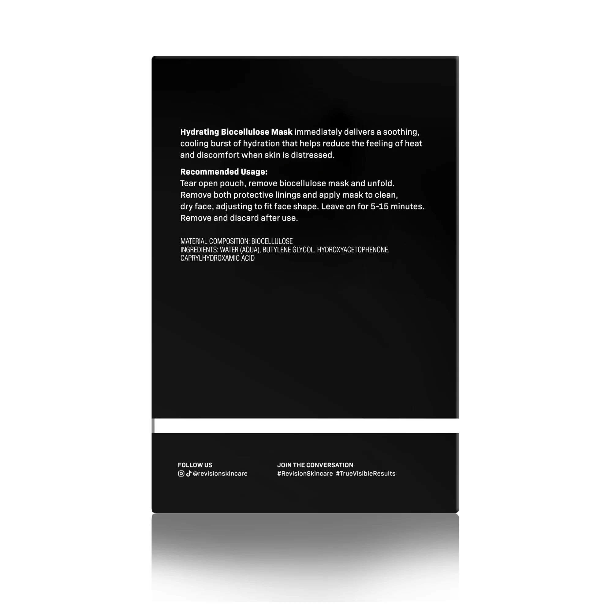 Revision Skincare Hydrating Biocellulose Mask