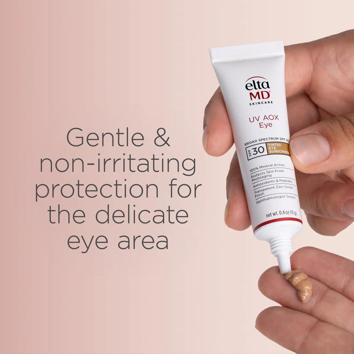 Gentle and non irritating protection for the delicate eye area