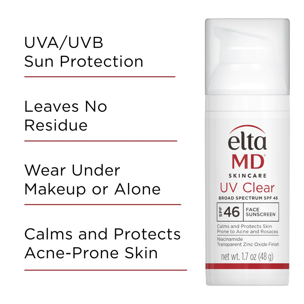 UVA/UVB Sun protection, leaves no residue, wear under makeup of alone, calms and protected acne-prone skin