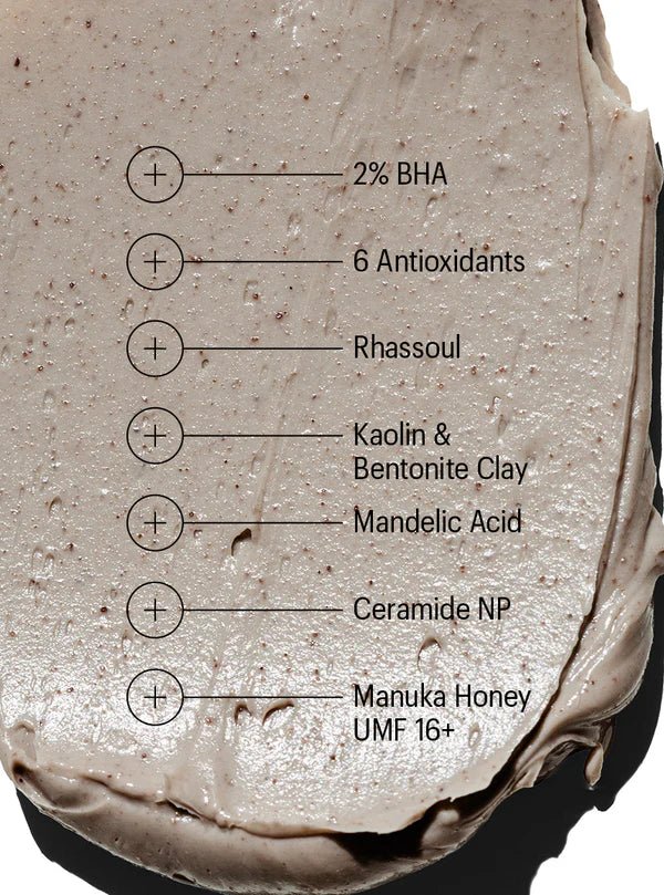Allies of Skin Rhassoul & BHA Antioxidants Purifying Mask - Harben House - Allies of Skin