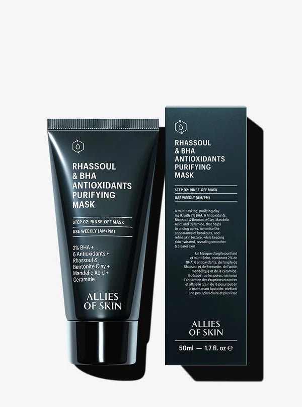 Allies of Skin Rhassoul & BHA Antioxidants Purifying Mask - Harben House - Allies of Skin