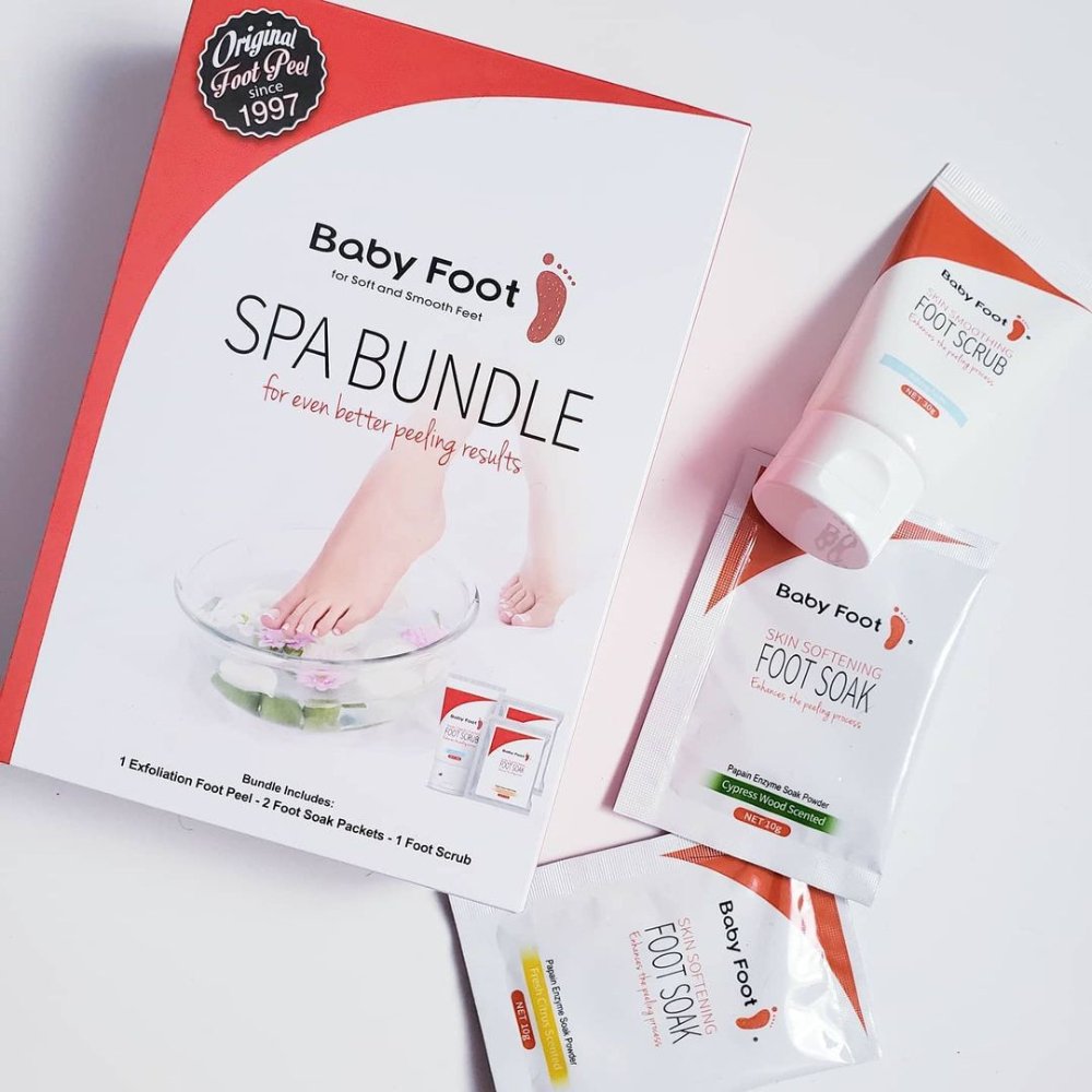 Baby Foot Spa Bundle (Original Foot Peel, 2 Foot Soaks & Foot Scrub) - Harben House - Baby Foot