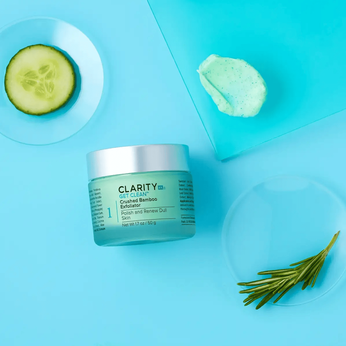 ClarityRx Get Clean | Crushed Bamboo Exfoliator - Harben House - ClarityRx
