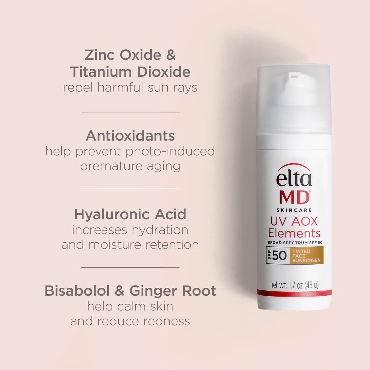 EltaMD UV AOX Elements Broad - Spectrum SPF 50 - Harben House - EltaMD