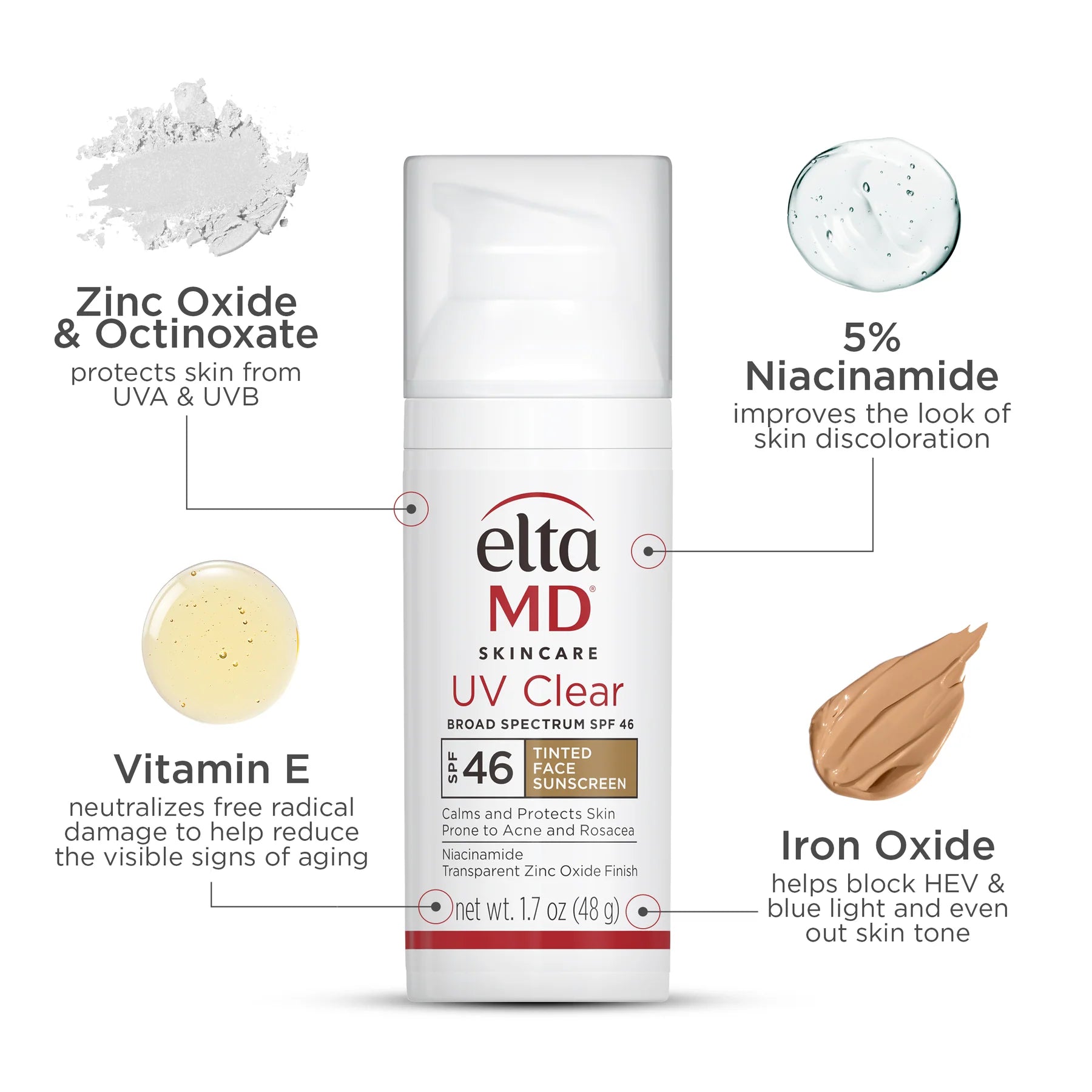 EltaMD UV Clear Broad - Spectrum SPF 46 - Tinted - Harben House - EltaMD