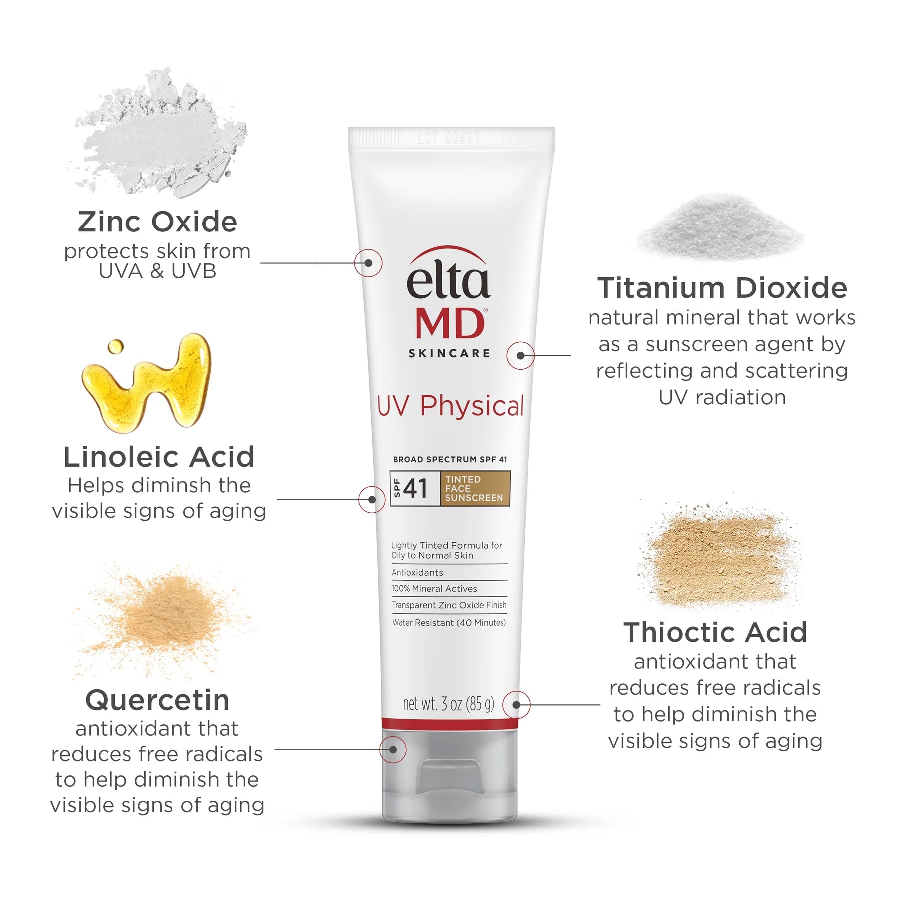 EltaMD UV Physical Broad - Spectrum SPF 41 - Tinted - Harben House - EltaMD
