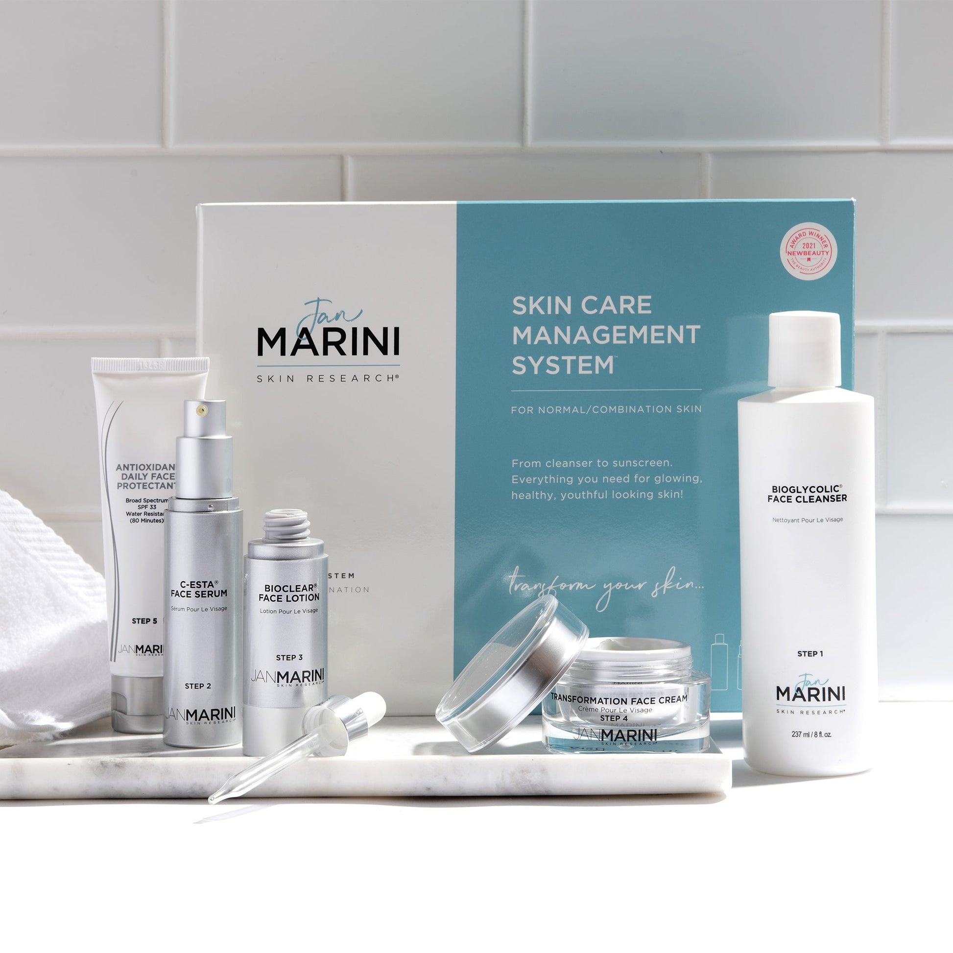 Jan Marini Skin Care Management System - Normal/Combination Skin (Tinted or Nontined SPF) - Harben House - Jan Marini
