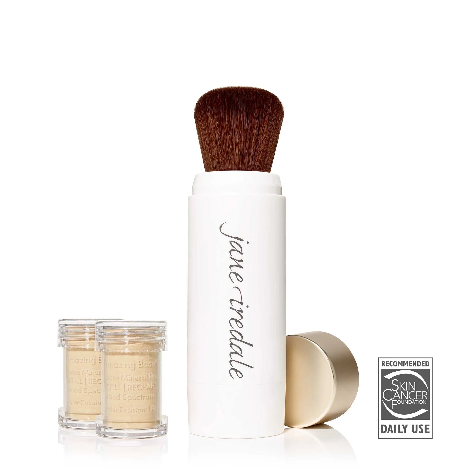 Jane Iredale Amazing Base Loose Mineral Powder Refillable Brush SPF 20/15 - Harben House - Jane Iredale