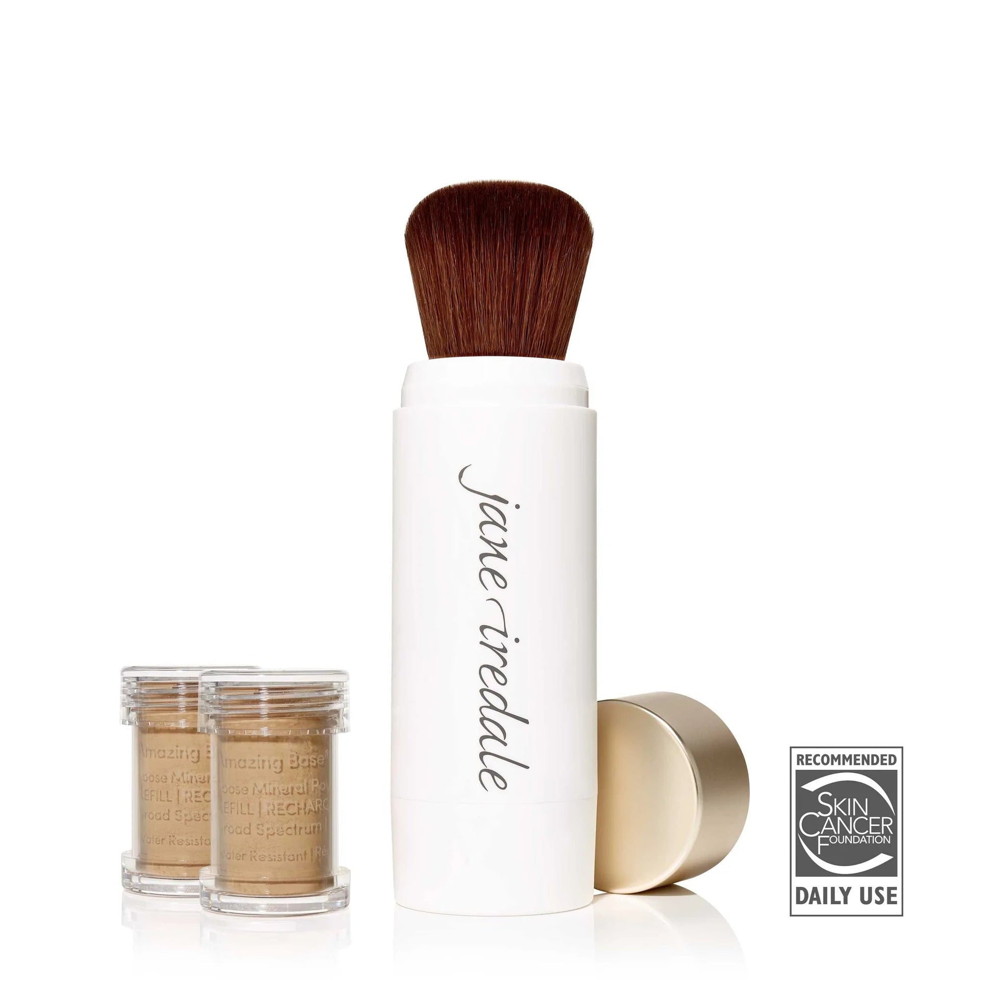 Jane Iredale Amazing Base Loose Mineral Powder Refillable Brush SPF 20/15 - Harben House - Jane Iredale