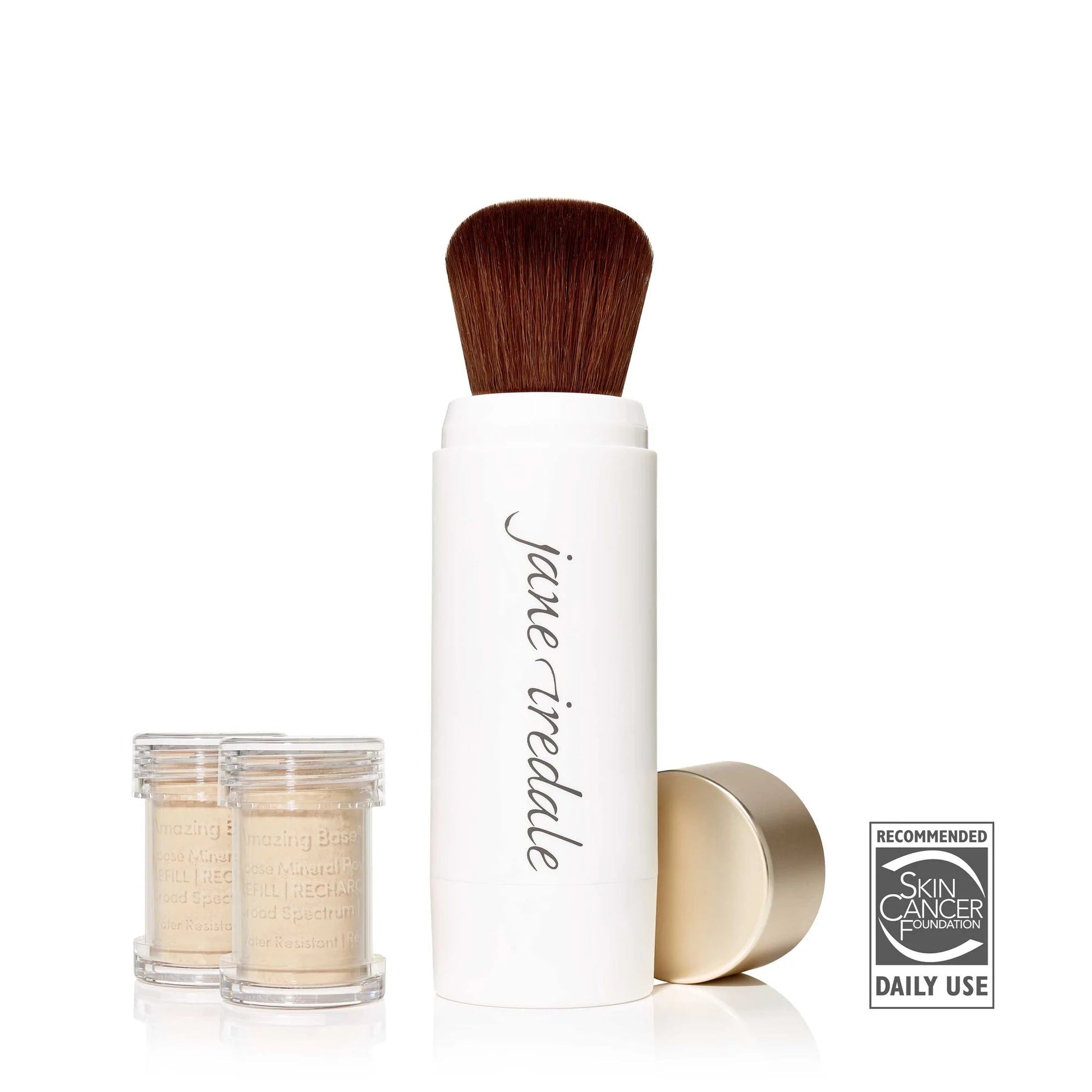 Jane Iredale Amazing Base Loose Mineral Powder Refillable Brush SPF 20/15 - Harben House - Jane Iredale