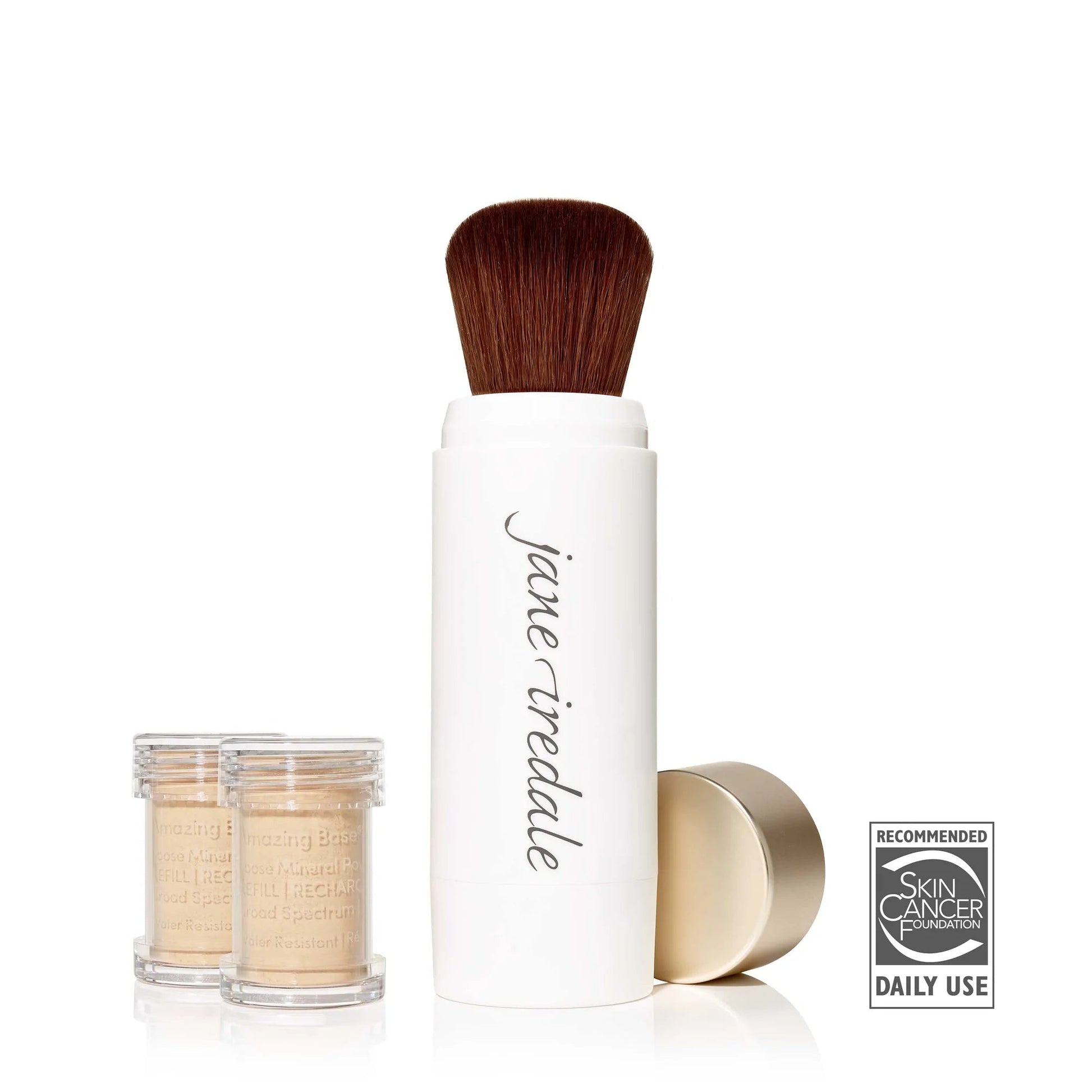 Jane Iredale Amazing Base Loose Mineral Powder Refillable Brush SPF 20/15 - Harben House - Jane Iredale