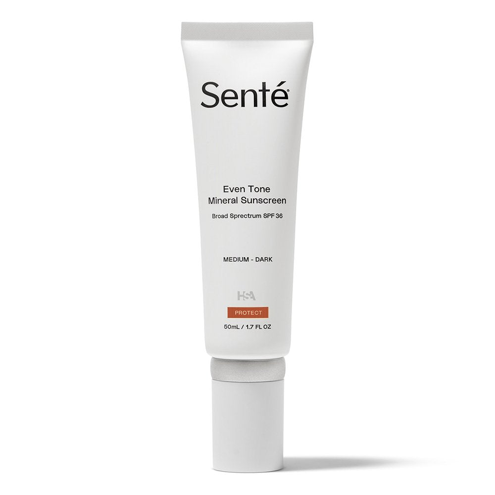 SENTÉ EvenTone Mineral Sunscreen SPF 36 Medium - Dark - Harben House - SENTE