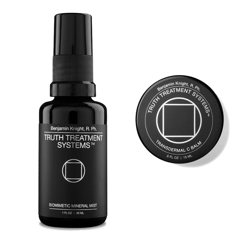 Truth Treatment Systems - Transdermal Vitamin C Balm Essential Duo - Harben House - Truth Treatment Systems