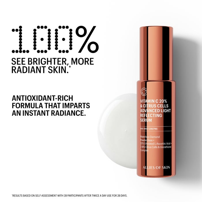 Allies of Skin Vitamin C 20% & Citrus Cells Advanced Light Reflecting Serum