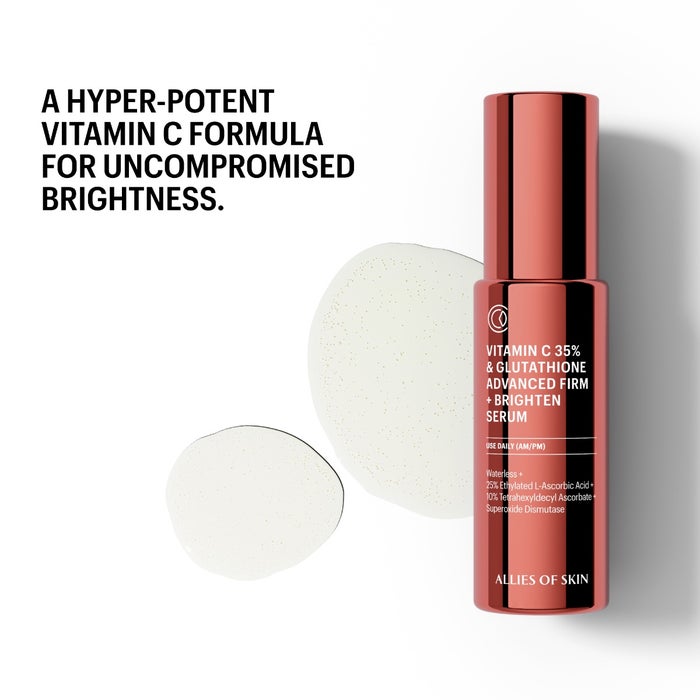 Allies of Skin Vitamin C 35% & Glutathione Advanced Firm + Brighten Serum