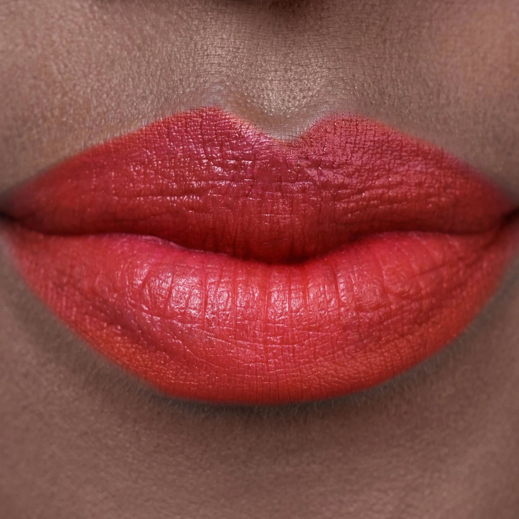 jane iredale Triple Luxe Lipstick - Ellen (vivid coral) On Model