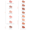 Jane Iredale PurePressed Blush Color Swatch Chart Distinguishing Pink, Plum, Brown, and Peach/Orange Shades