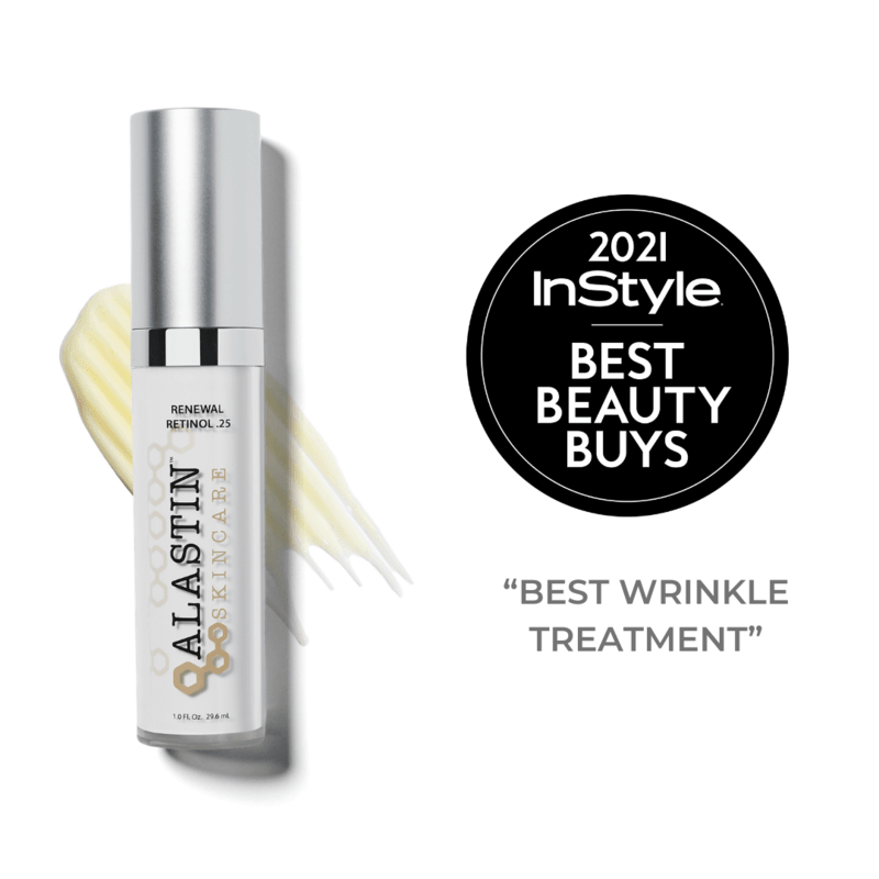 Award winner of InStyle's 2021 Best beauty buys. Says, Best wrinkle treatment