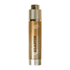 Alastin A-Luminate Brightening Serum in a shiny gold pump bottle