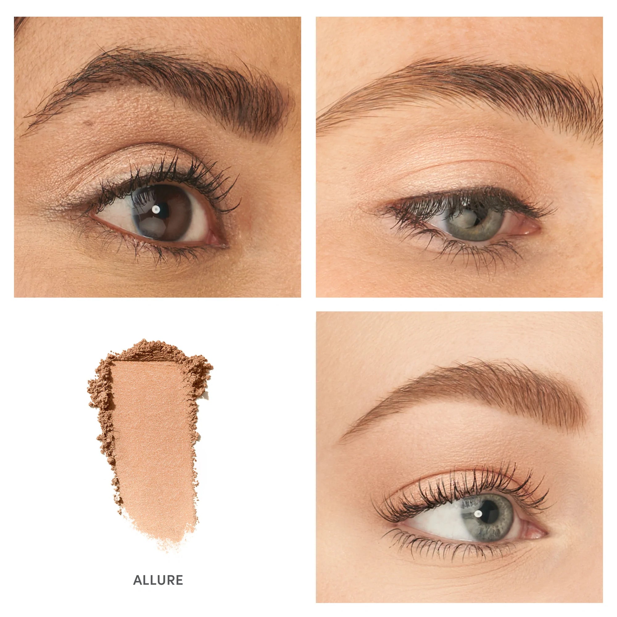 Jane Iredale PurePressed Eye Shadow Single Applied on Model - Allure