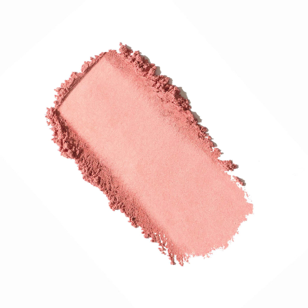 Jane Iredale PurePressed Blush Swatch - Clearly Pink (bubble gum pink with subtle golden shimmer)