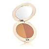 jane iredale PurePressed Eye Shadow Duo (Rose Gold Compact) Golden Peach