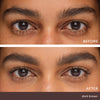 Jane Iredale PureBrow Precision Pencil - Dark Brown Before and After