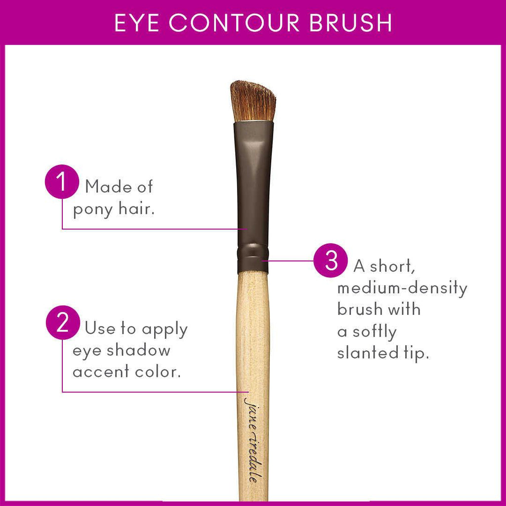 jane iredale Eye Contour Brush - Details of Brush