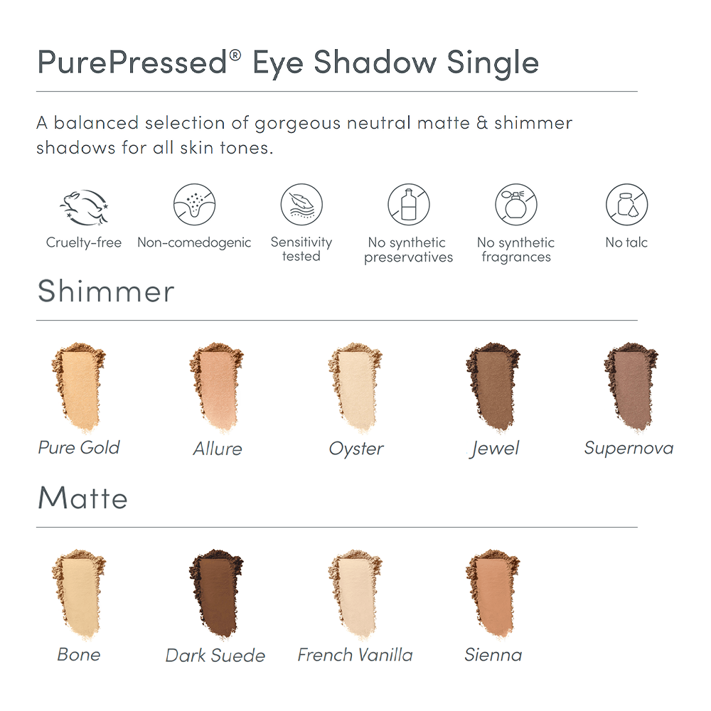 Jane Iredale PurePressed Eye Shadow Single (New) - Harben House