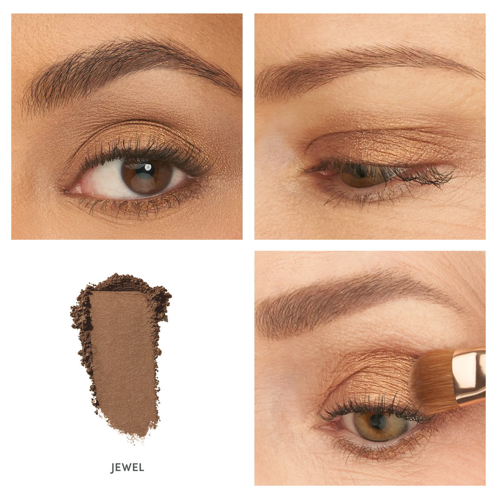 Jane Iredale PurePressed Eye Shadow Single Applied on Model - Jewel