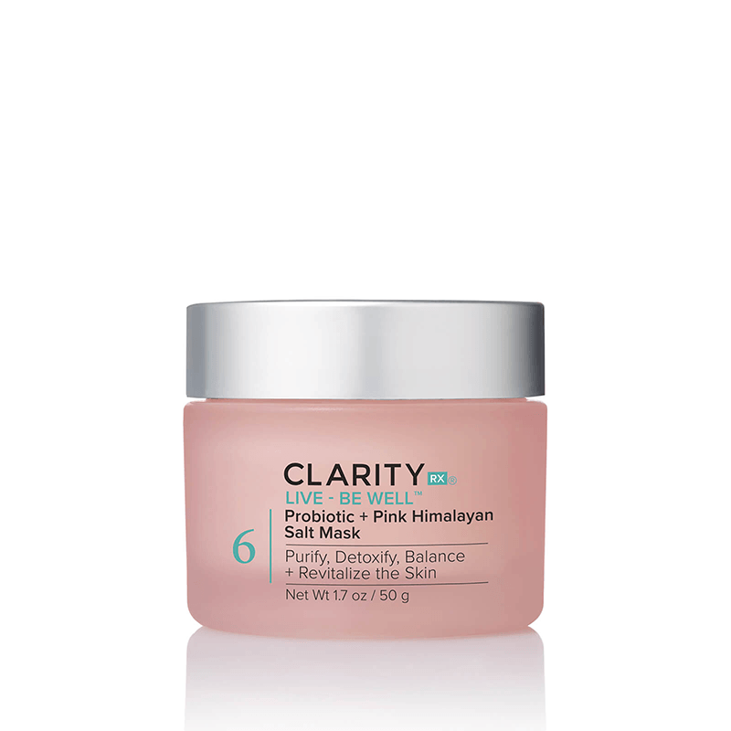 ClarityRx Live + Be Well | Probiotic + Pink Himalayan Salt Mask