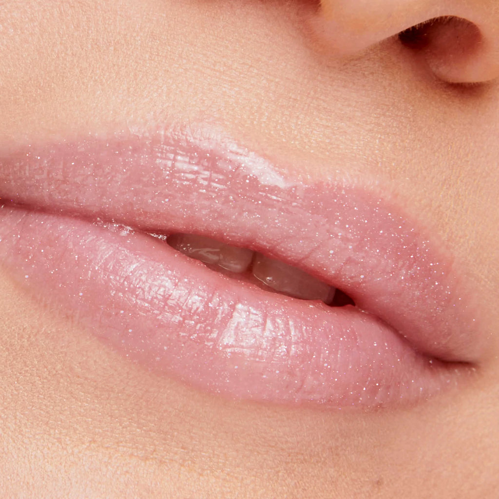 jane iredale HydroPure Hyaluronic Acid Lip Gloss - Pink Glace on Lips