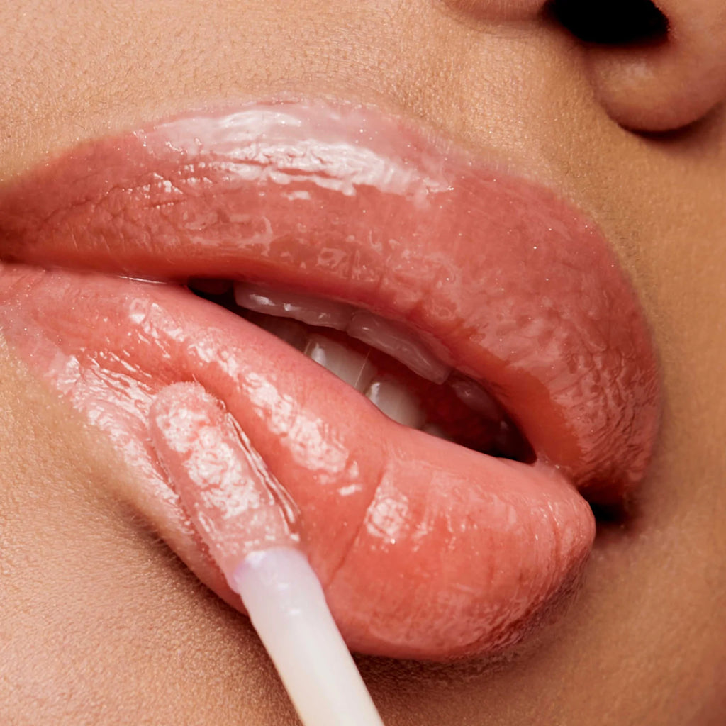 jane iredale HydroPure Hyaluronic Acid Lip Gloss - Spiced Peach on Lips