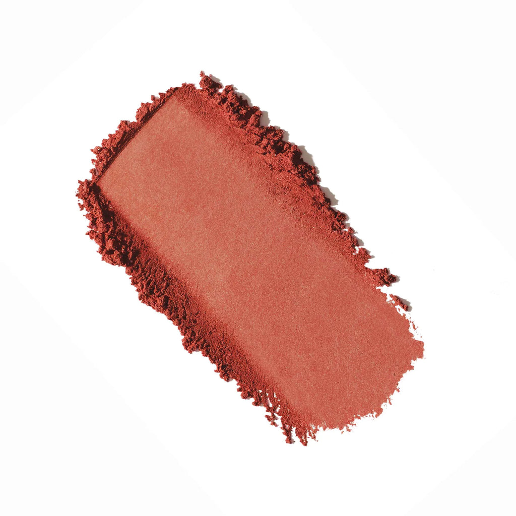 Jane Iredale PurePressed Blush Swatch - Sunset (guava with gold shimmer)