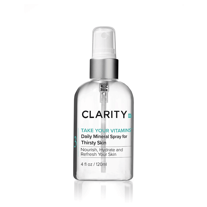 ClarityRx Take Your Vitamins | Daily Mineral Spray for Thirsty Skin