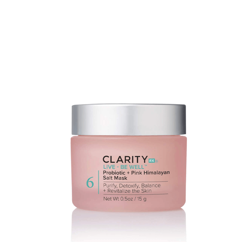 ClarityRx Travel Live + Be Well | Probiotic + Pink Himalayan Salt Mask