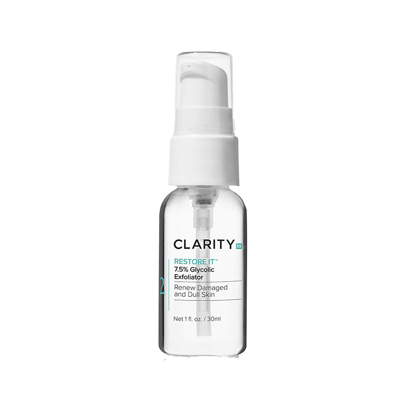 ClarityRx Travel Restore It | 7.5% Glycolic Exfoliator