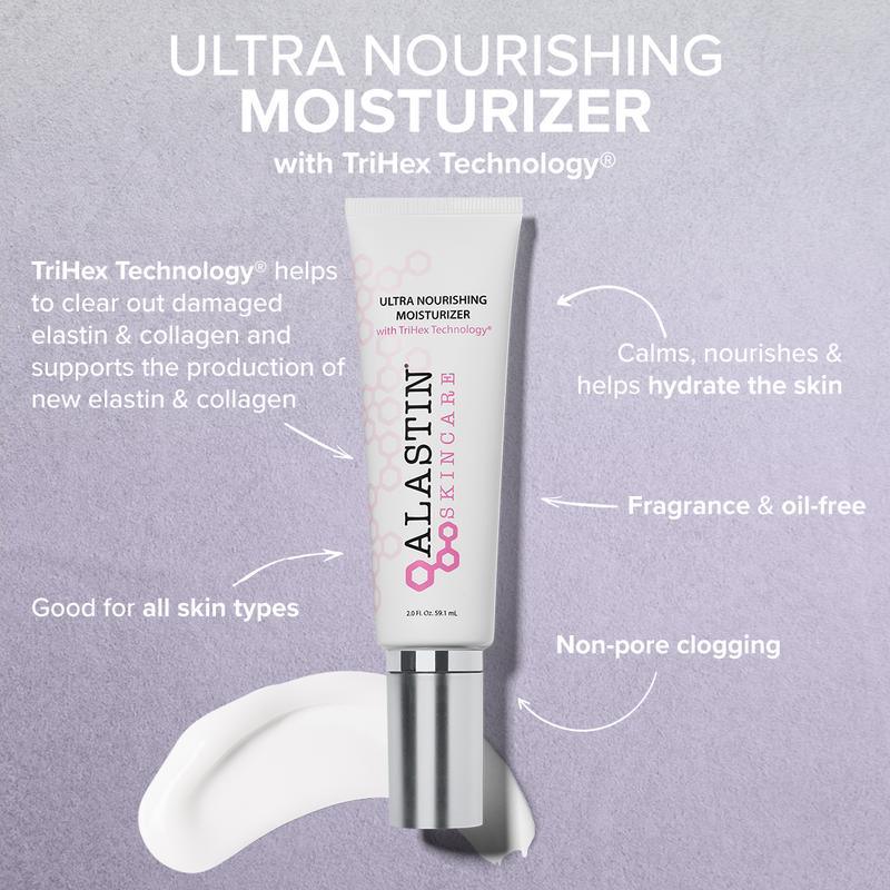 trihex technology helps to clear out damaged elastin and collagen and supports new production